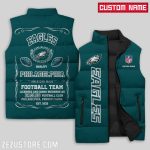 Philadelphia Eagles NFL Sleeveless Puffer Jacket Custom For Fans Gifts