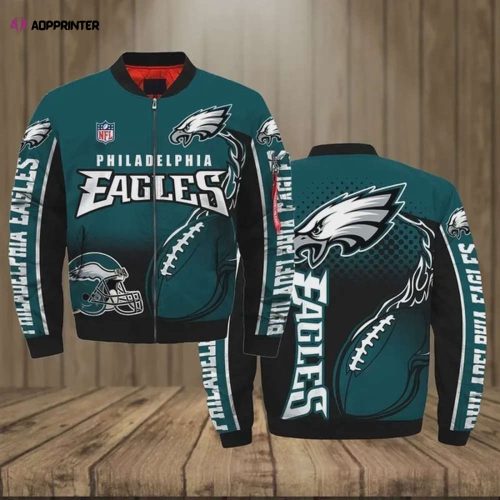 Philadelphia Eagles National Football League Bomber Jacket STM V4