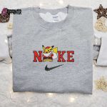 Pikachu Santa Claus x Nike Embroidered Sweatshirt: Merry Christmas Shirt Perfect Gift Idea