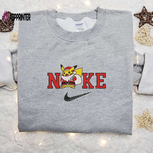 Disney x Nike Olaf Christmas Embroidered Sweatshirt: Festive Disney Characters Shirt – Perfect Christmas Gift