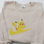 Pikachu x Nike Swoosh Embroidered Sweatshirt: Pokemon Inspired Nike Shirt