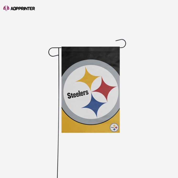 Pittsburgh Steelers Colorblock Helmet Garden Flag – House Flag Home Decor Gift – House Flag Home Decor Gift