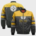 Pittsburgh Steelers Logo NFL 2024 Unisex Bomber Jacket V8