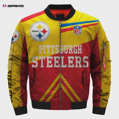 Pittsburgh Steelers – National Football League AOP Bomber Jacket V4