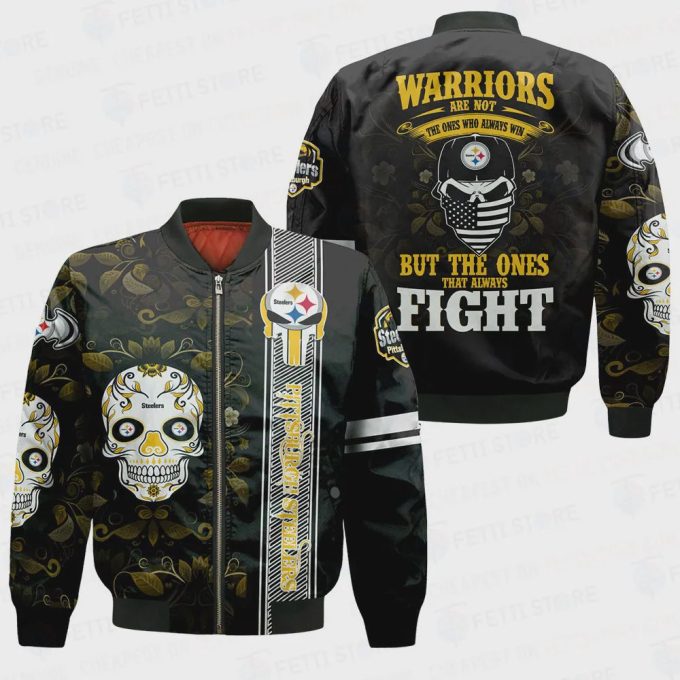 Pittsburgh Steelers – National Football League AOP Bomber Jacket STM V1