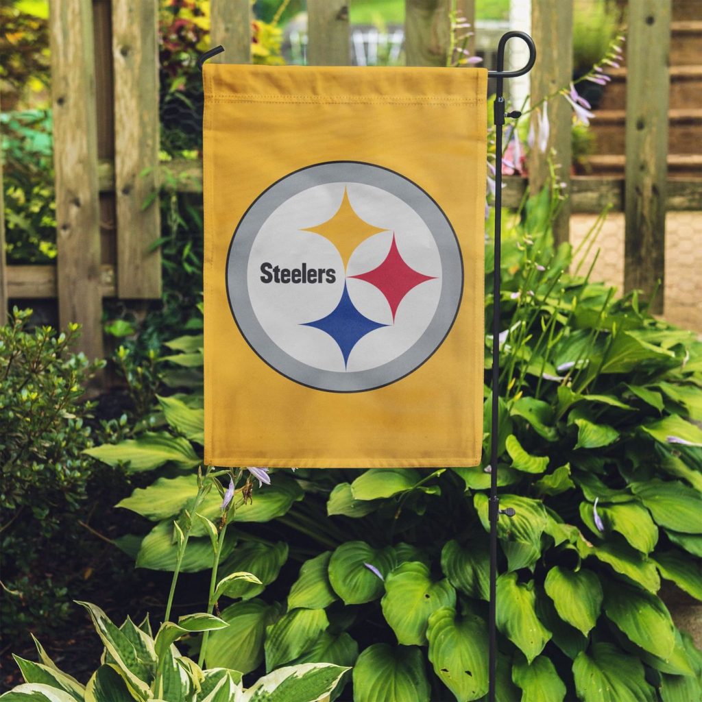 Pittsburgh Steelers Solid Garden Flag – House Flag Home Decor Gift – House Flag Home Decor Gift