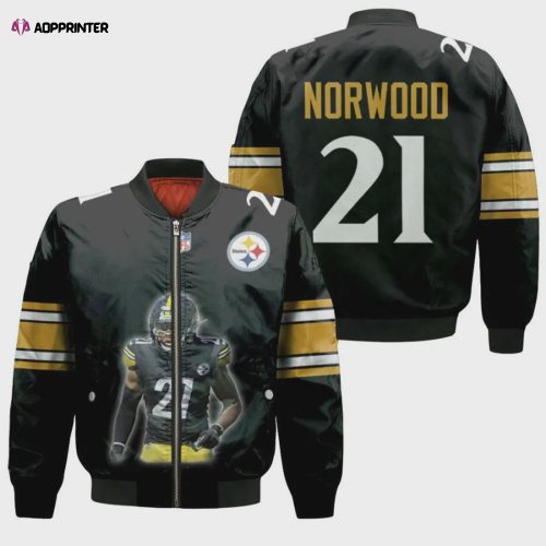 Pittsburgh Steelers NFL 2023 Starter Thursday Night Gridiron Raglan Unisex Bomber Jacket V6