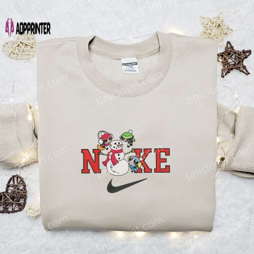 Tiana Christmas x Nike Embroidered Sweatshirt: Cartoon Shirt Best Gift Ideas