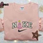 Princess Peach x Nike Embroidered Shirt: Mario & Nike Inspired Design