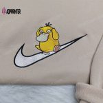 Psyduck x Nike Embroidered Hoodie: Best Pokemon Sweatshirt for Anime Fans