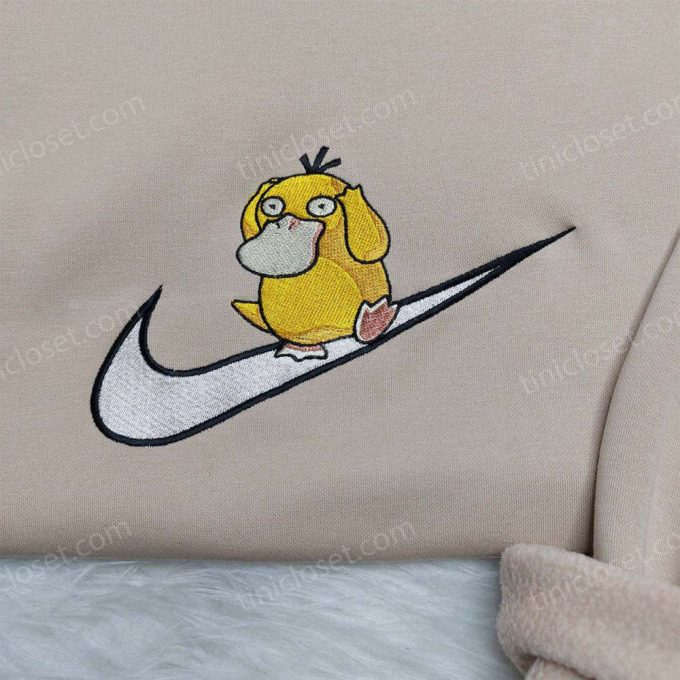 Psyduck x Nike Embroidered Hoodie: Best Pokemon Sweatshirt for Anime Fans