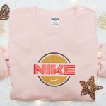 Retro Nike Logo Embroidered Shirt & Hoodie: Best Gift Idea