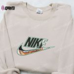 Roronoa Zoro x Nike Anime Embroidered Sweatshirt – Best One Piece Gift for Family – Birthday Ideas