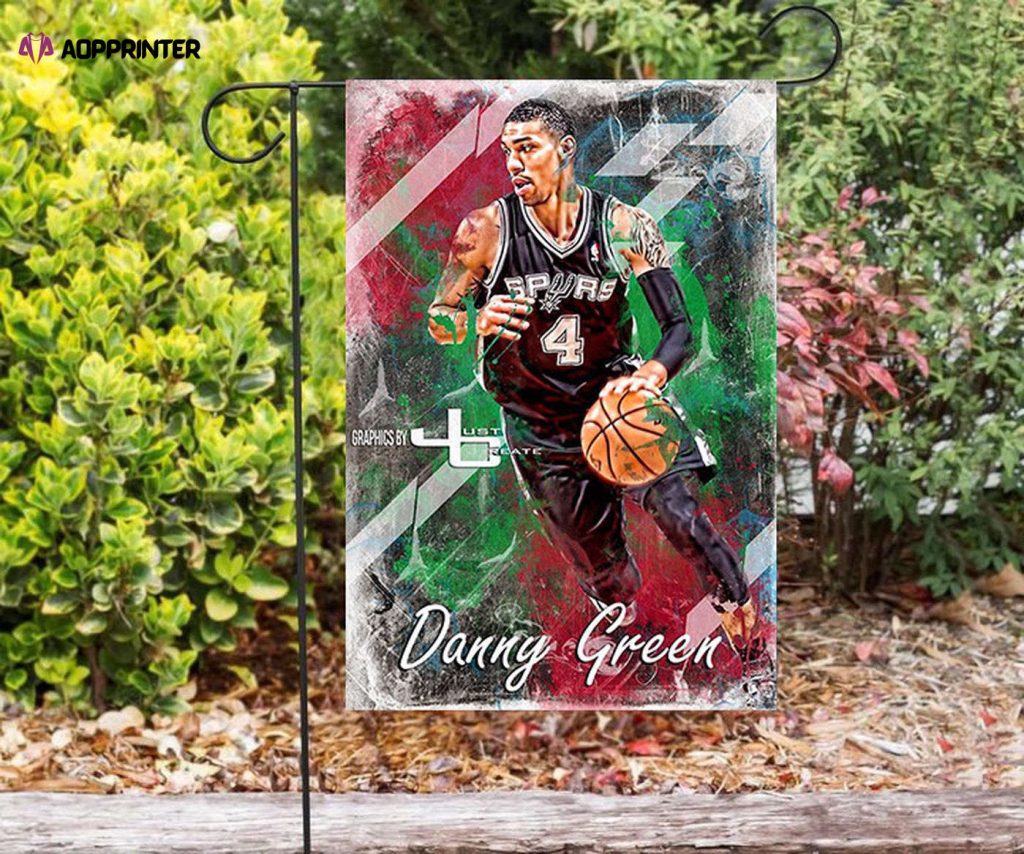 San Antonio Spurs Danny Green2 Double Sided Printing Garden Flag – House Flag Home Decor Gift – House Flag Home Decor Gift