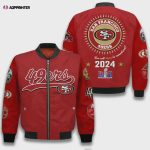 San Francisco 49ers 2024 Champions Design Bomber Jacket SFAT V12