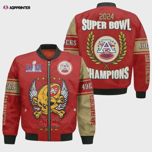 San Francisco 49ers Bomber Jacket 3D Printed Personalized Football For Fan