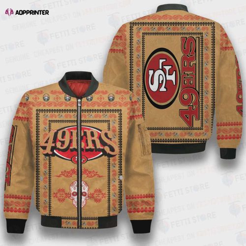 San Francisco 49Ers Division Champions Customized Pattern Bomber Jacket