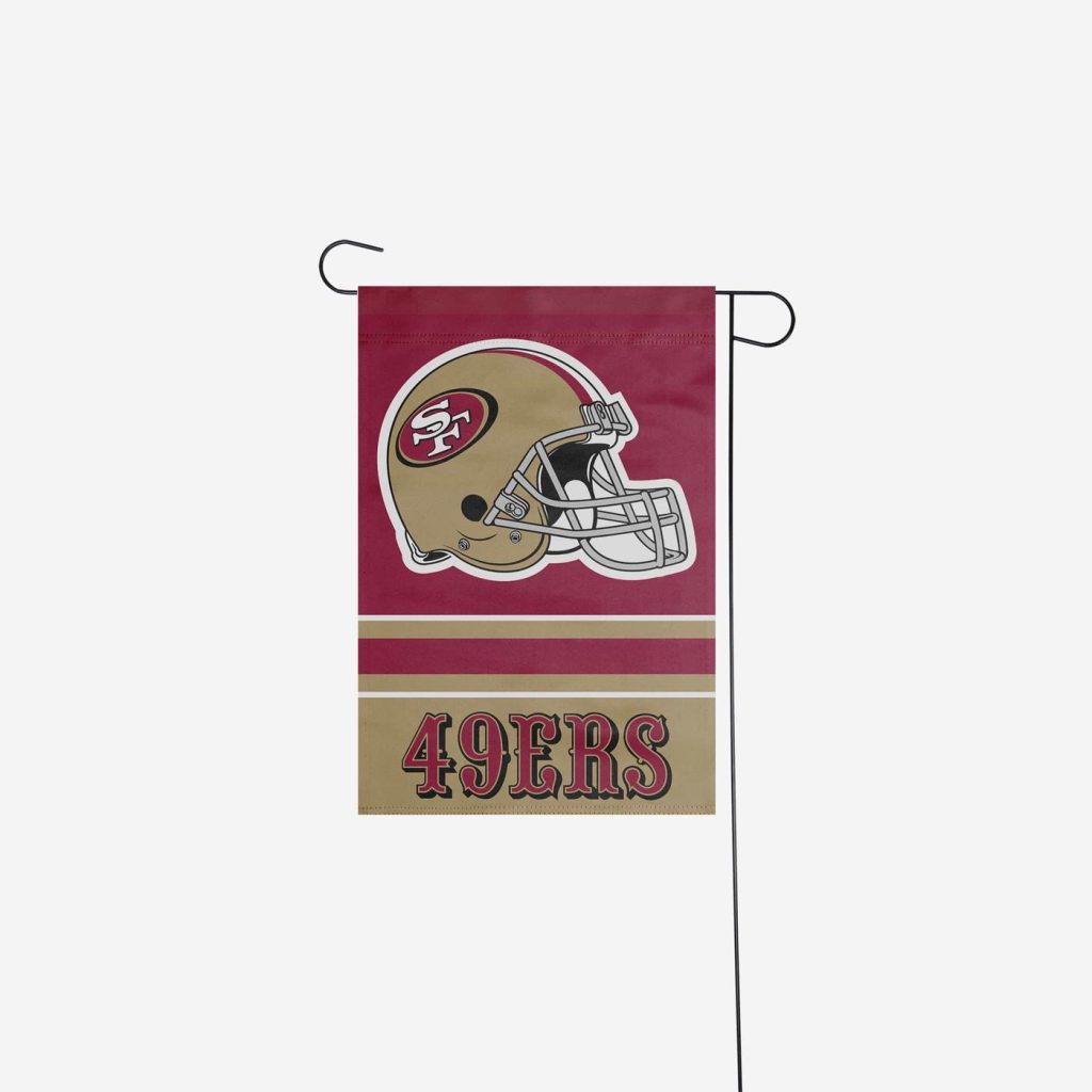 San Francisco 49ers Colorblock Helmet Garden Flag – House Flag Home Decor Gift – House Flag Home Decor Gift