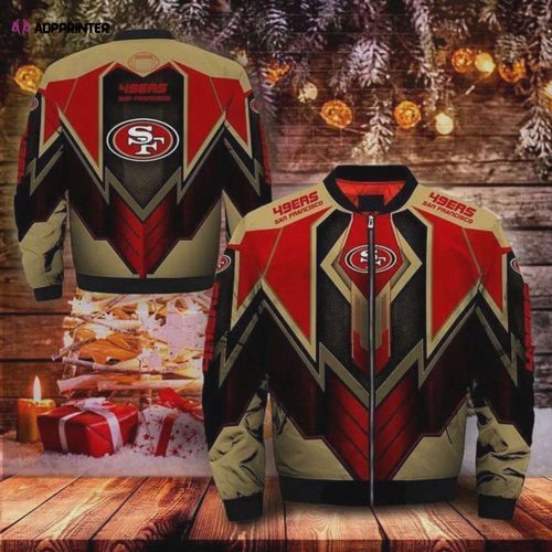 San Francisco 49ers Joe Motana Bomber Jacket – Red And Yellow