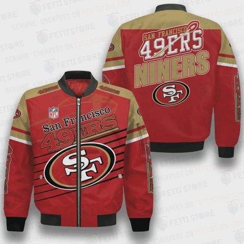 San Francisco 49ers National Football League 3D Bomber Jacket SH1