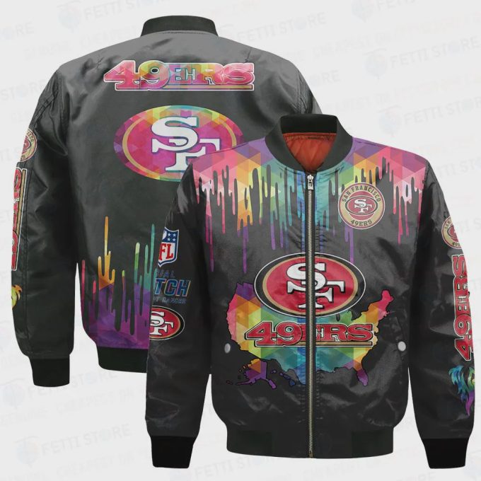 San Francisco 49ers – National Football League AOP Bomber Jacket V3