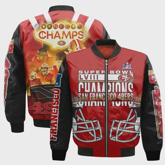 San Francisco 49ers National Football League Bomber Jacket STM V10