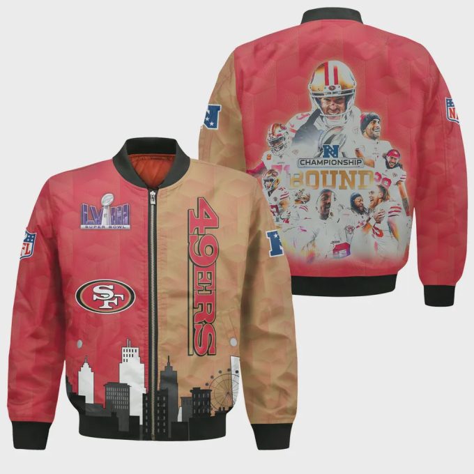 San Francisco 49ers National Football League Bomber Jacket STM V11