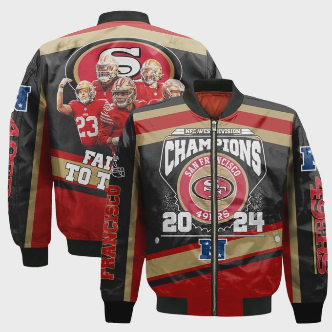 San Francisco 49ers National Football League Bomber Jacket STM V5