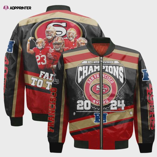 San Francisco 49ers National Football League Bomber Jacket STM V5