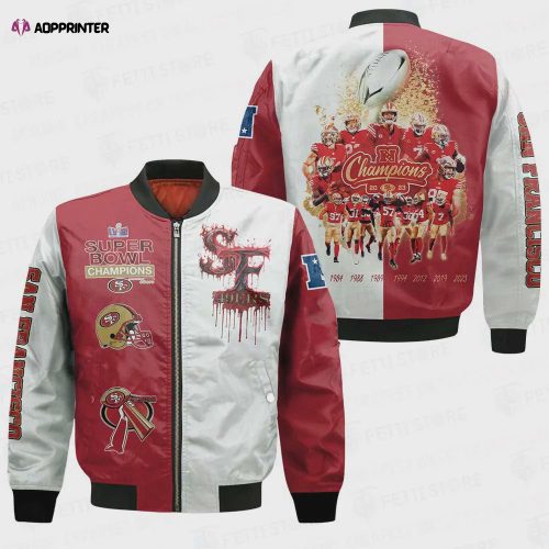 San Francisco 49ers National Football League Bomber Jacket STM V6