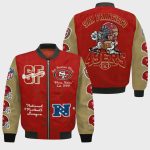 San Francisco 49ers National Football League Design Bomber Jacket SFAT V7