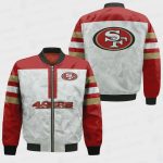 San Francisco 49ers NFL 2023 Starter Thursday Night Gridiron Raglan Unisex Bomber Jacket V6