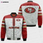 San Francisco 49ers NFL 2023 Starter Thursday Night Gridiron Raglan Unisex Bomber Jacket V6