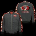 San Francisco 49ers NFL 2023 Starter Thursday Night Gridiron Unisex Bomber Jacket V7