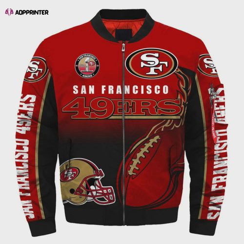 San Francisco 49ers Super Bowl LVI Champions Red Bomber Jacket