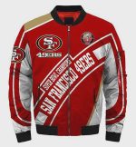 San Francisco 49ers Super Bowl LVI Champions Red White Bomber Jacket