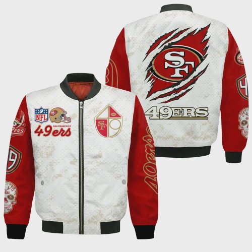 San Francisco 49ers Team Logo NFL 2024 Design Bomber Jacket SFAT V24