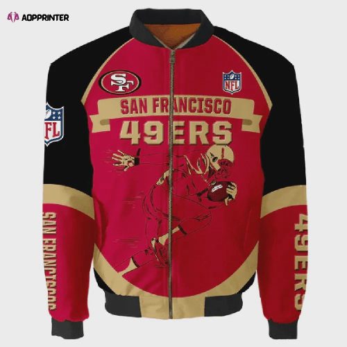 Ryan Fitzpatrick Tampa Bay Buccaneers Customized Pattern Bomber Jacket