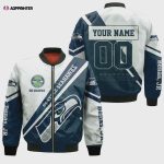 Seattle Seahawks 3D Benas Jr Customized Pattern Bomber Jacket