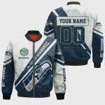 Seattle Seahawks 3D Benas Jr Customized Pattern Bomber Jacket