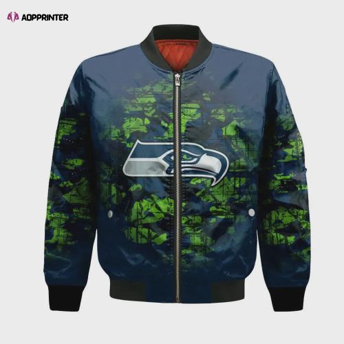 Seattle Seahawks – National Football League AOP Bomber Jacket V1