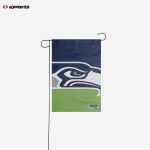 Seattle Seahawks Colorblock Helmet Garden Flag – House Flag Home Decor Gift – House Flag Home Decor Gift