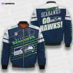 Seattle Seahawks National Football League 3D Bomber Jacket SH1