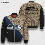 Seattle Seahawks – National Football League AOP Bomber Jacket V1