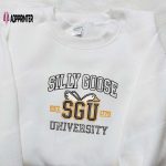 SGU University Silly Goose Embroidered Shirt – Animal & Cute Design