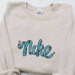 Custom Embroidered Nike-Inspired Shoelace Hoodie – Trendy Sweatshirt with Unique Design