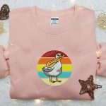 Silly Goose Embroidered Shirt: Animal Design Perfect Birthday Gift