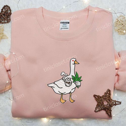 Silly Goose Animal & Funny Embroidered Shirt – Playful Designs for a Unique Style