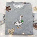 Silly Goose Animal & Funny Embroidered Shirt – Playful Designs for a Unique Style