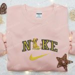 Simba x Nike Cartoon Embroidered Tshirt – Nike Inspired Shirt Perfect Family Gift